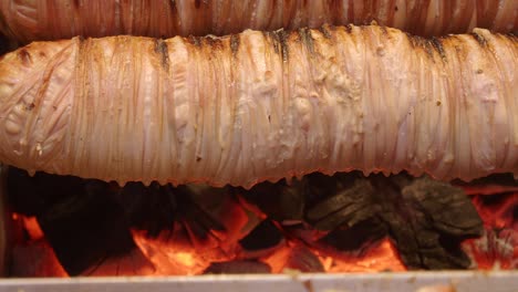 iskender kebap on a spit