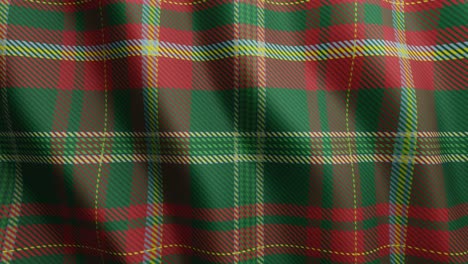 el patrón de bucle sin costuras geométrico de newbrunswick tartan. el gráfico de movimiento de la superficie ondulante del tartan de canada