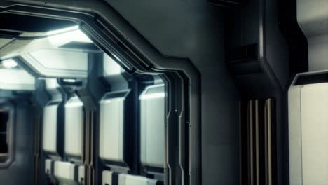 túnel de ciencia ficción o corredor de naves espaciales