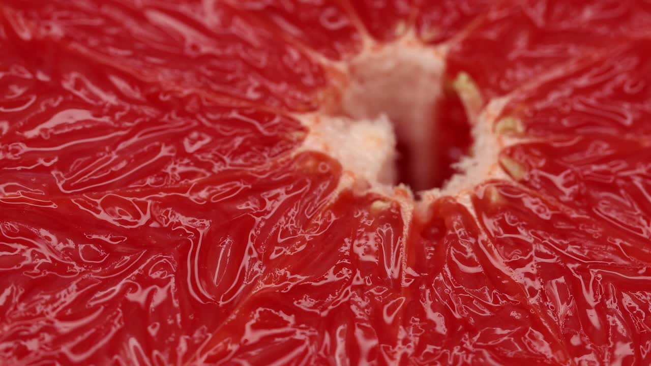 близкий кадр красного грейпфрута.