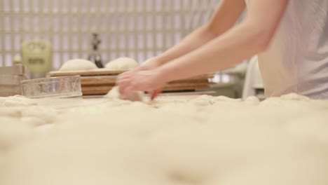 bakery dough on table