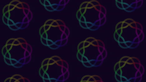 vibrant interwoven colorful lines modern background pattern for websites and apps