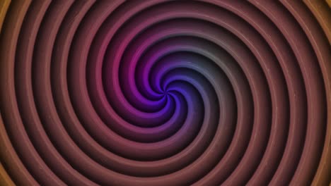 hypnotizing red cyan gradient whirlpool spiral transition animation