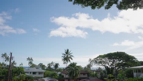 timelapse of clouds rolling over lanikai beach and mokolua islands, hawaii