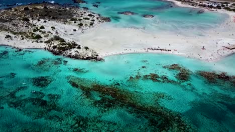 increíble destino turístico de grecia de la playa de elafonessi en la isla de creta