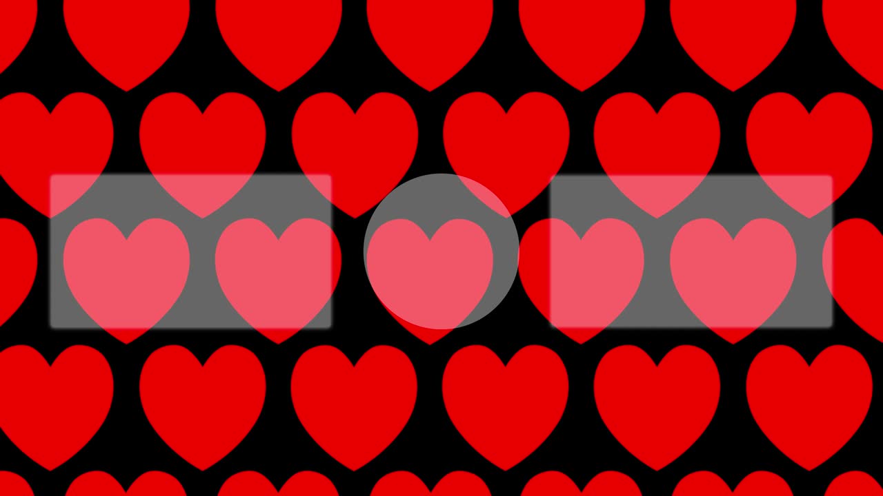 movimientos simples del corazón tarjeta de finalización pantalla de finalización gráficos de movimiento