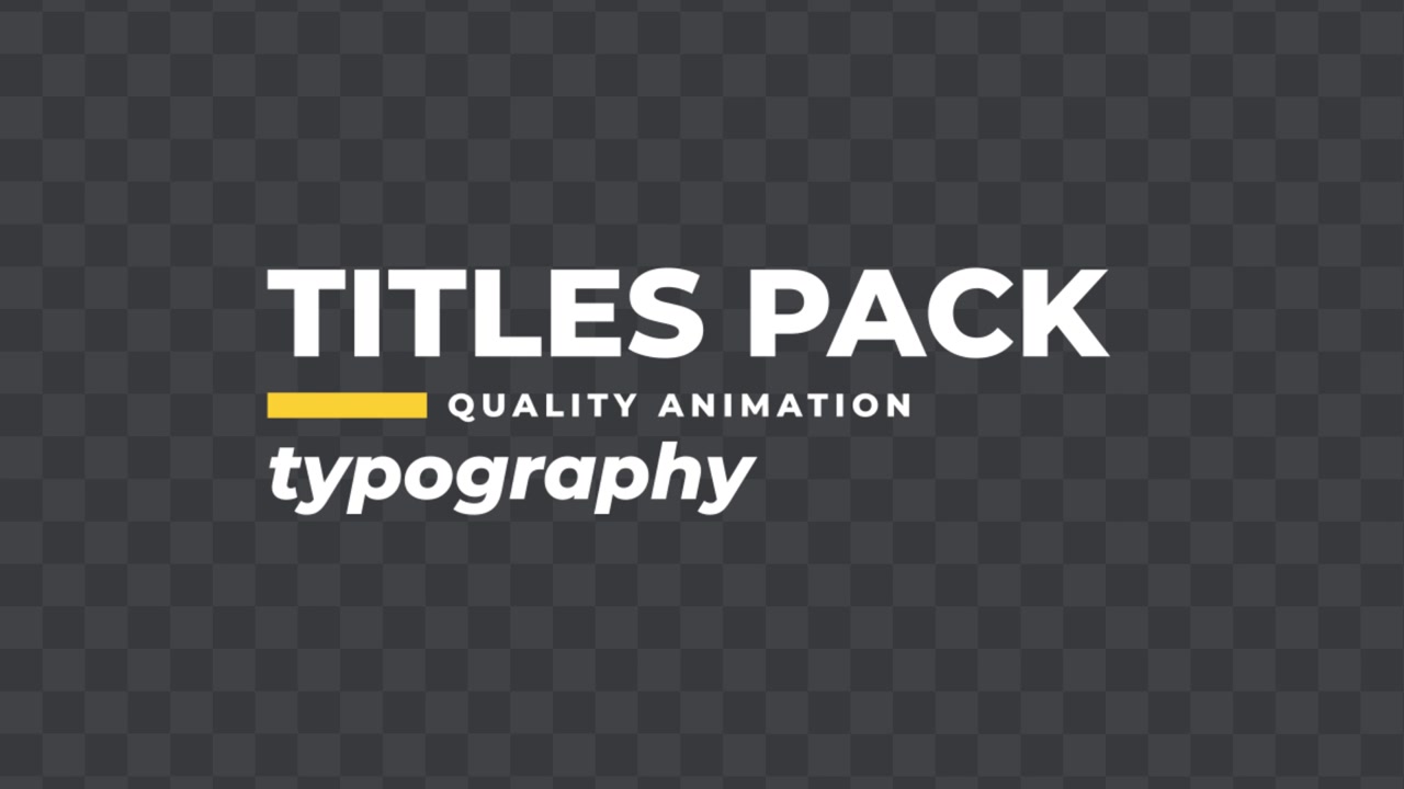 Minimal Titles 02
Adobe After Effects 2023
Resolution 3840×2160