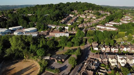 Aerial-view-of-Earlswood-in-Redhill,-Surrey