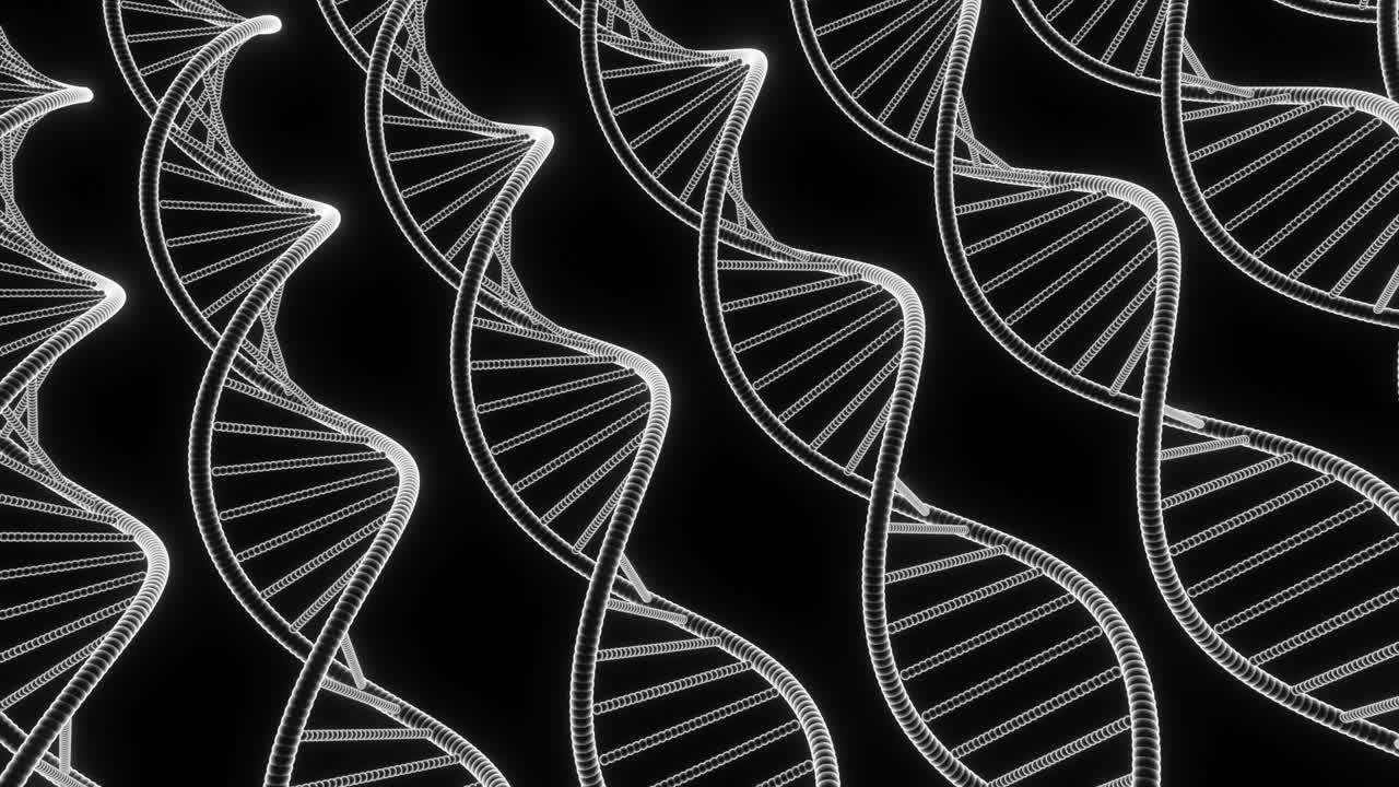 DNA Helix 3D Illustration