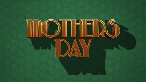 Retro-Mothers-Day-text-on-green-vintage-texture-in-80s-style