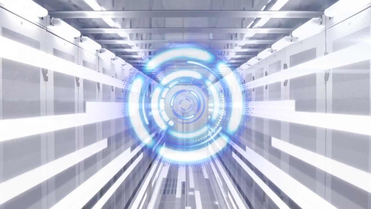 프로세싱 서클의 애니메이션과 서버에 대한 조명