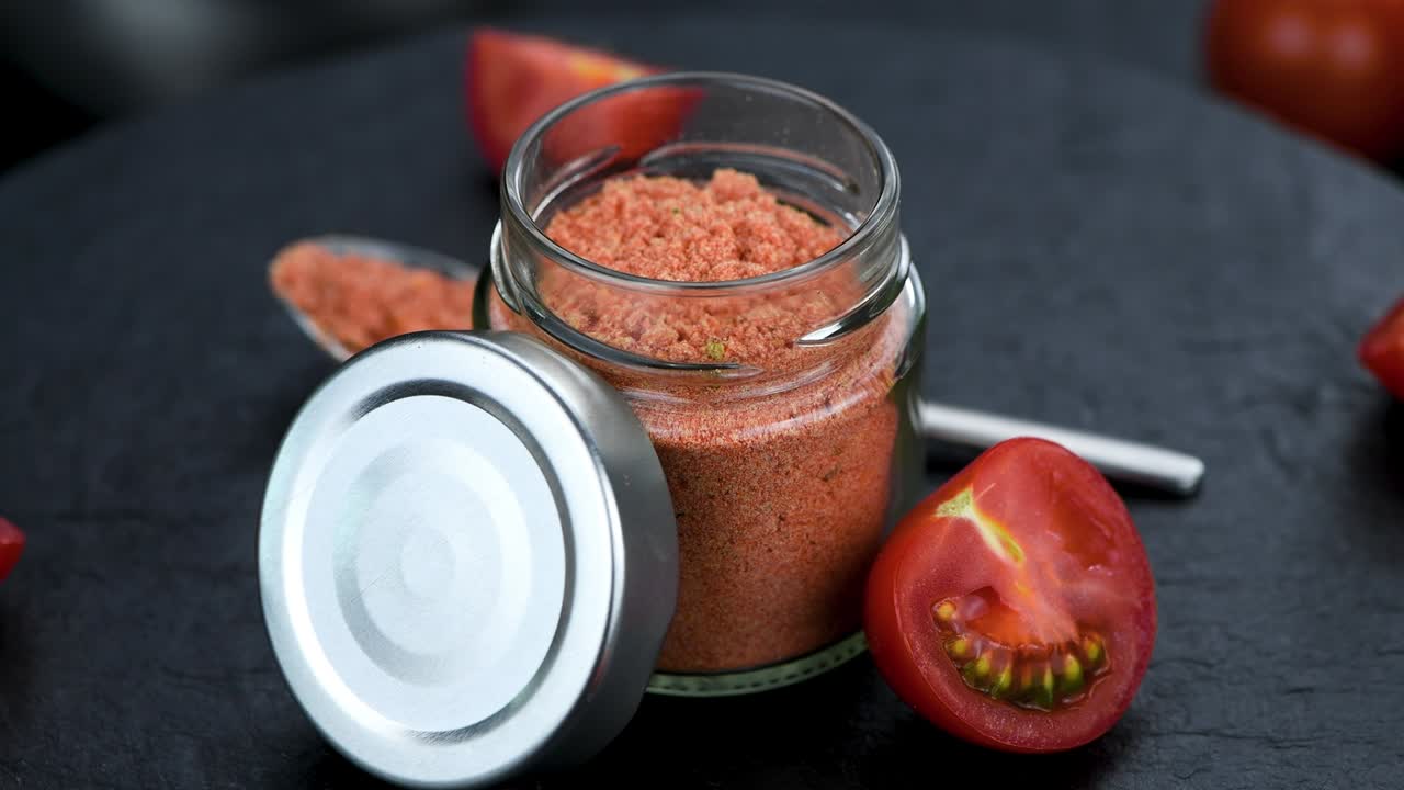 회전하는 토마토 파우더 (무로 loopable)