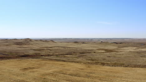 panoramic view of a dry, arid landscape