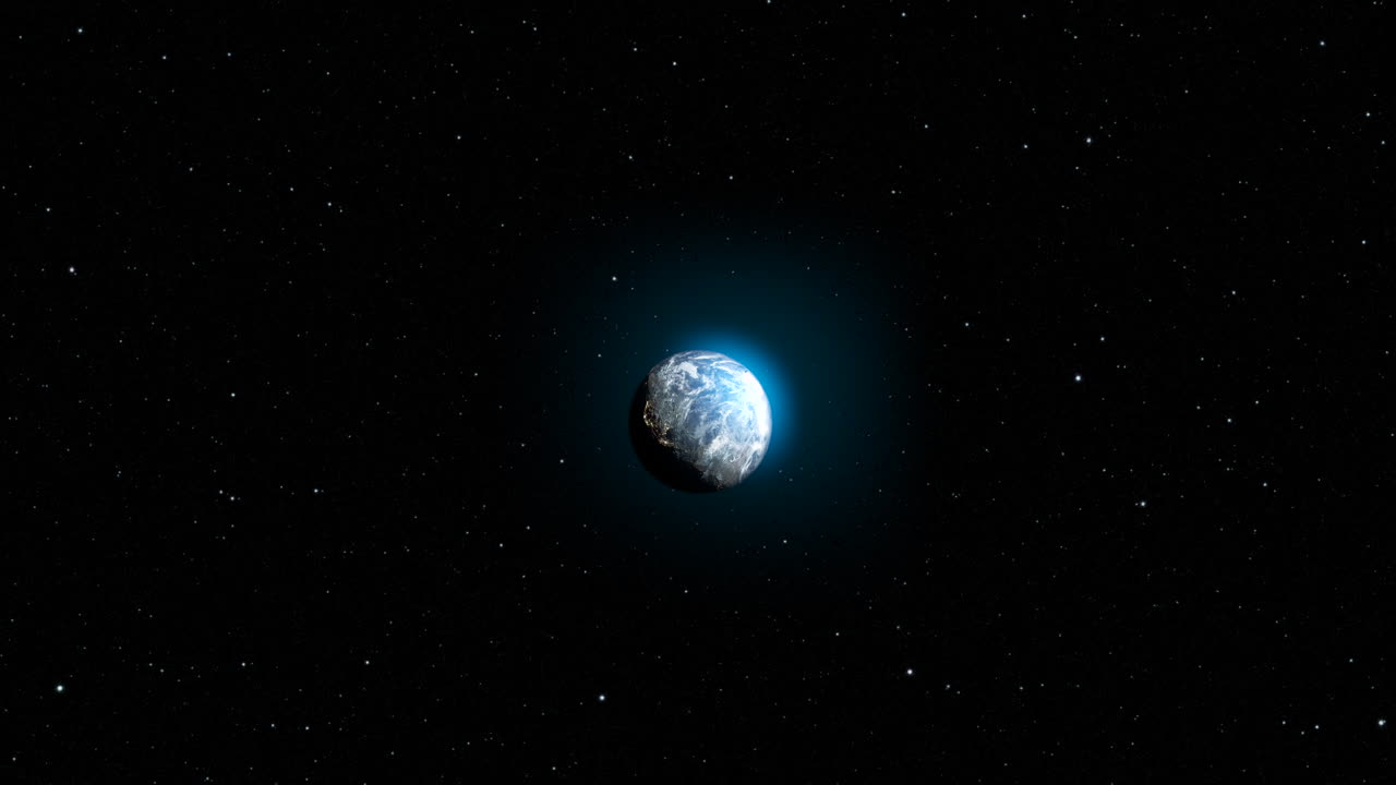 太空中的地球