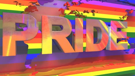 3d 렌더링 lgbt 게이 레즈비언 자부심 마디 그라