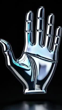 futuristic robotic hand