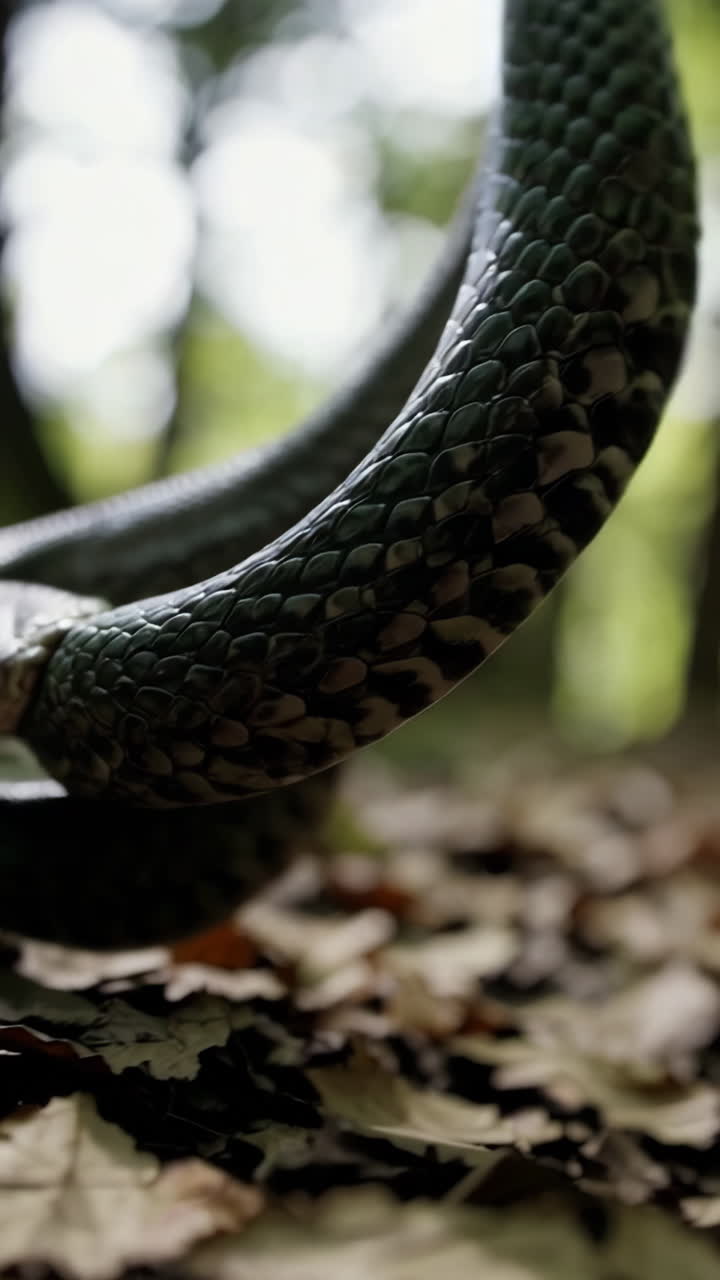serpiente en el bosque