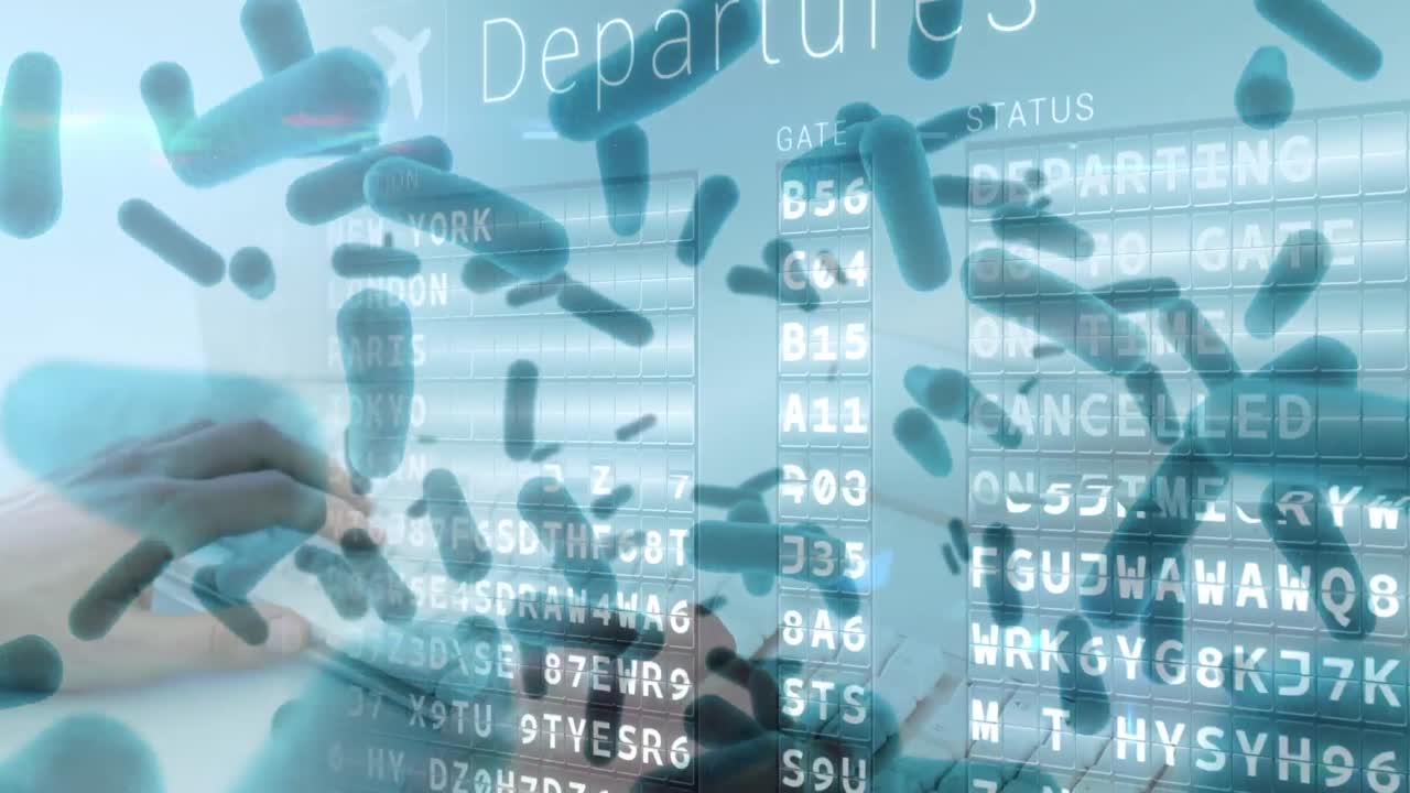 컴퓨터를 사용하여 사람이 아지는 세포와 출발 보드의 애니메이션