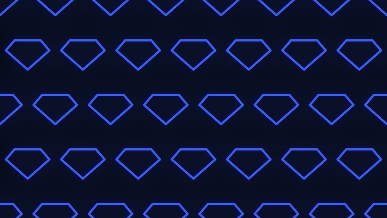 patrón de diamante azul brillante sobre fondo negro - elemento de diseño versátil para sitios web y aplicaciones
