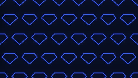 glowing blue diamond pattern on black background - versatile design element for websites and apps