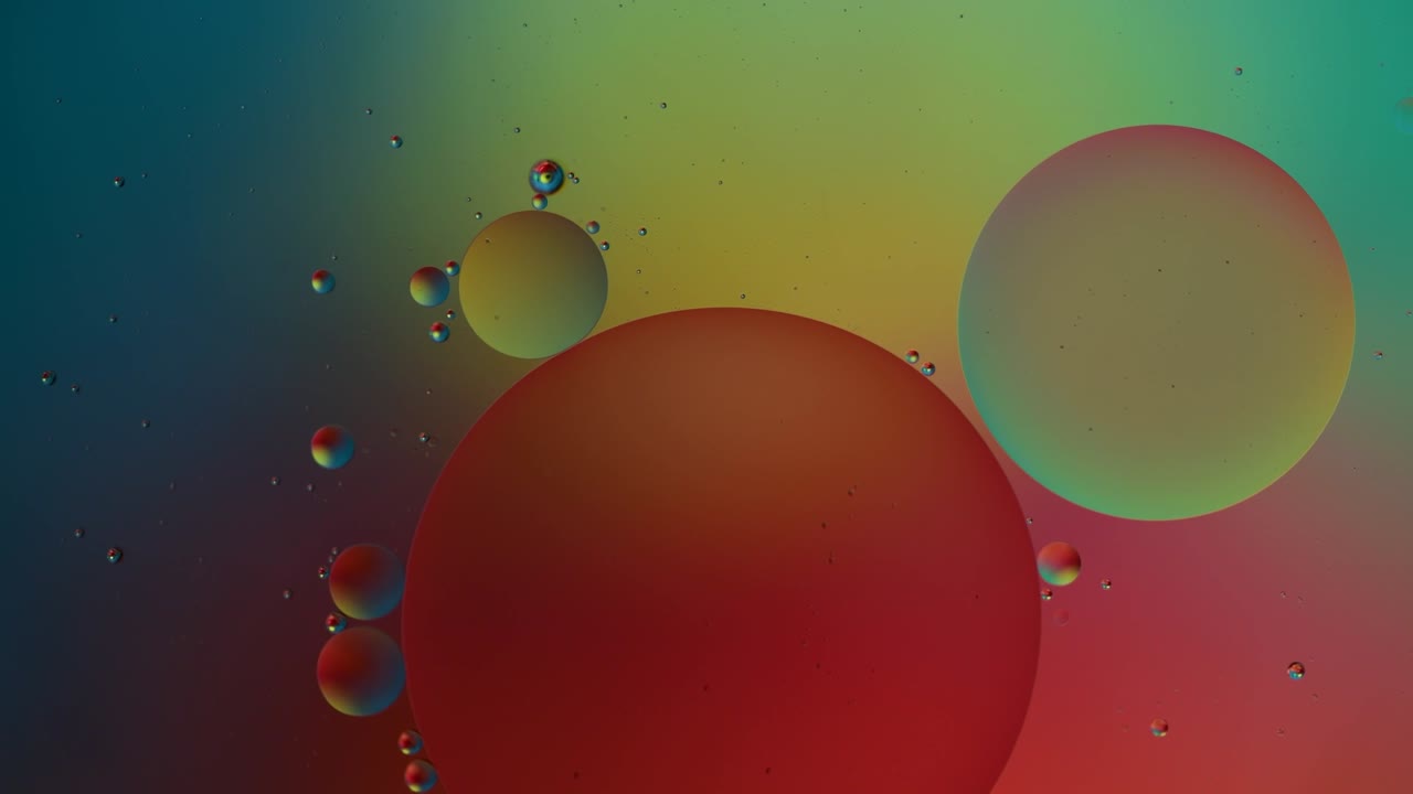 Värikkäitä abstrakteja kuplia