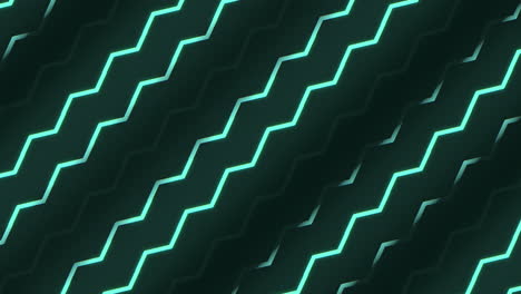 patrón de zigzag geométrico azul con color neón