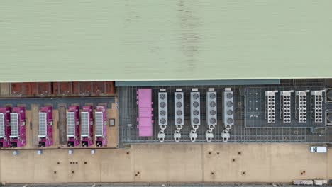 overhead view of state-of-the-art data centre in england with advanced it storage solutions and sustainable cooling technologies