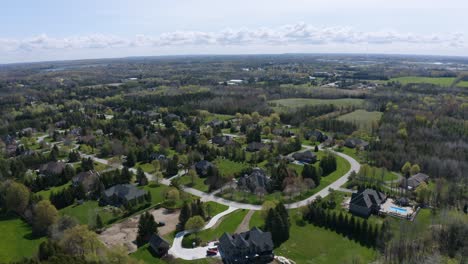 an aerial shot of bridle path, and carriage lane