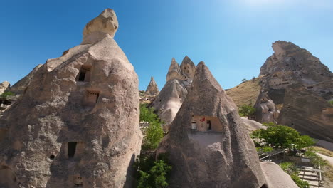 amazing aerial in cappadocia turkey aka turkiye