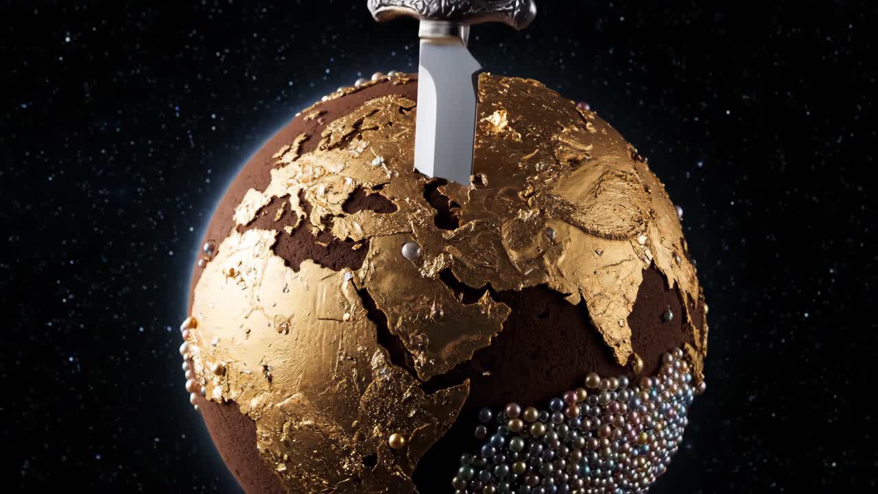 Exploding World Cake