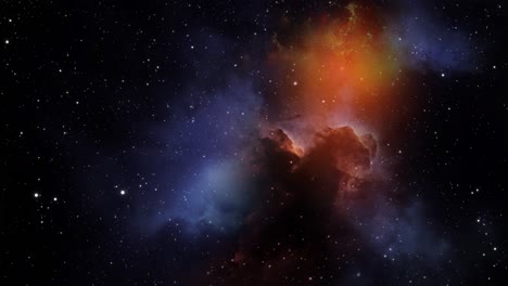 nebulosa de la trompa del elefante en la naturaleza, universo