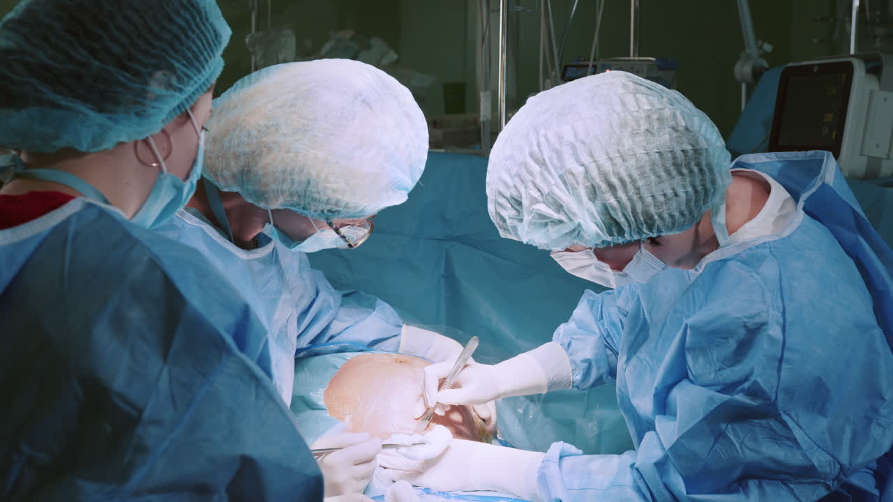 procedimiento quirúrgico en curso