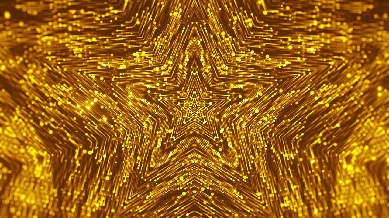 Gold Abstract Star