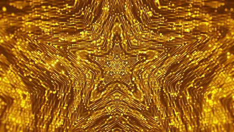 gold abstract star