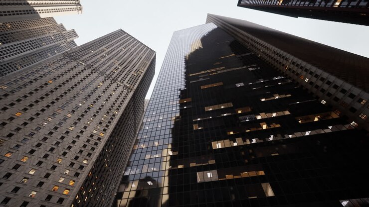 Revelando os gigantes urbanos maravilhados com os majestosos arranha-céus da cidade de Nova York