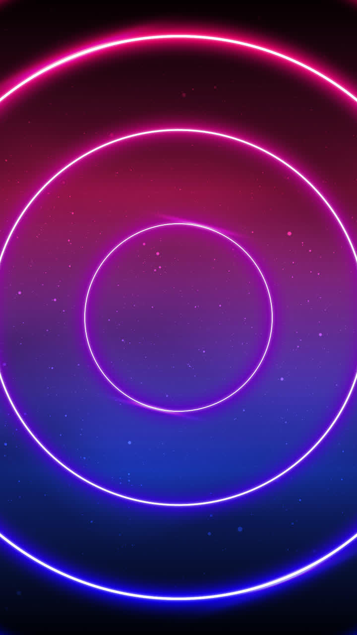 An animation of Realistic neon lights background