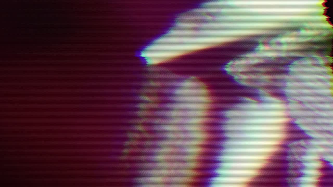 Veelkleurig bad trip effect lichtlek iriserende achtergrond. Loopbeelden.