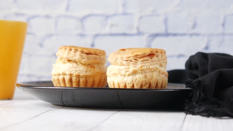 small pastries on a plate