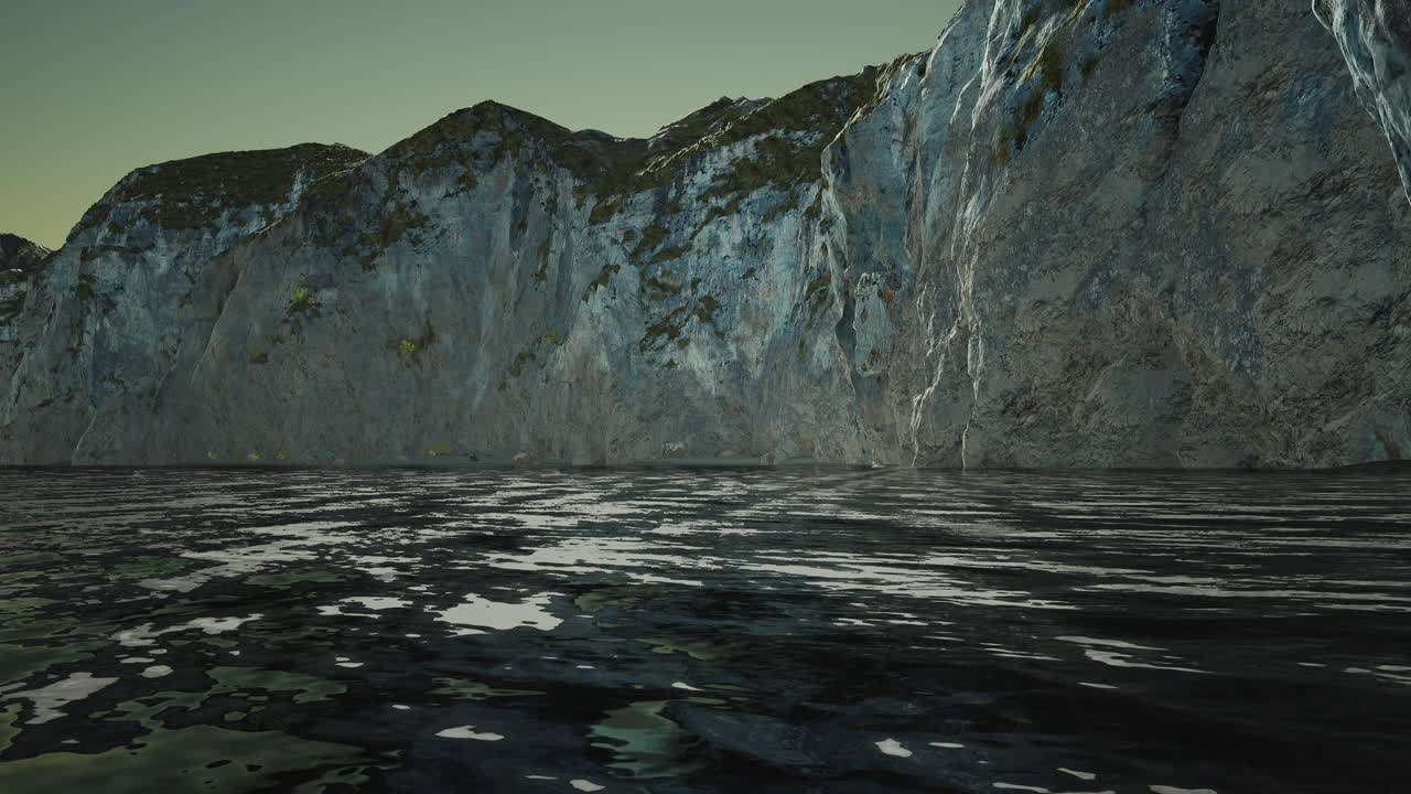 Close encounter of limestone rocks