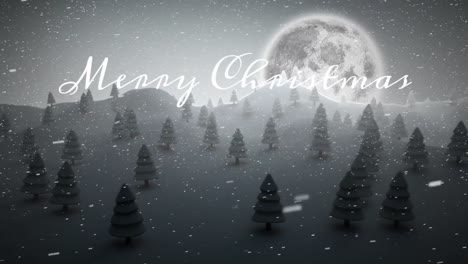 Animation-of-merry-christmas-text-over-snow-falling