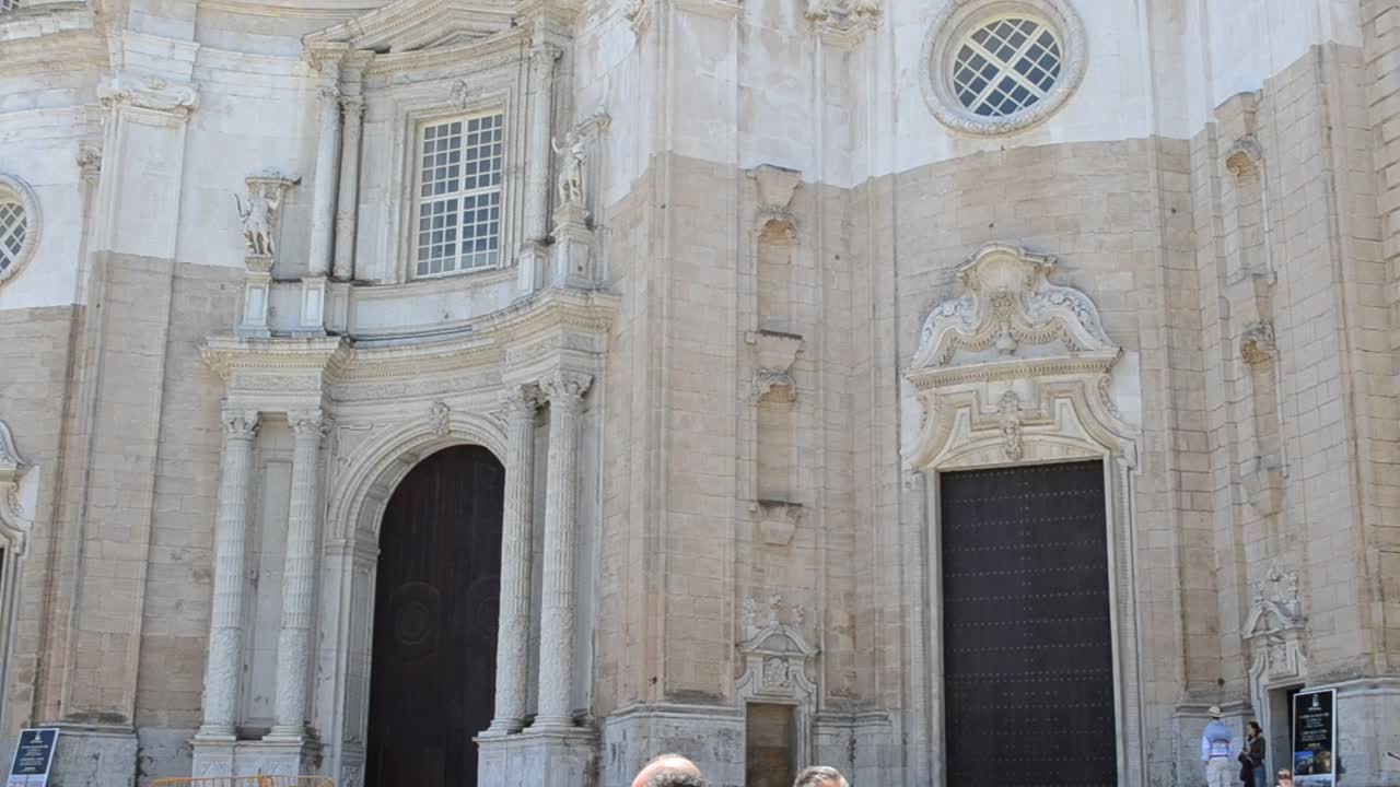 Magnifica cattedrale in stile neoclassico. Città di Cadice, Spagna, Andalusia
