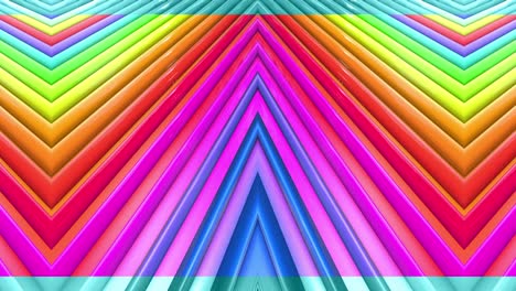 rainbow multicolored stripes move cyclically. 23