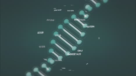 Animation-Sich-ändernder-Zahlen-Um-Den-Rotierenden-Globus-Vor-Abstraktem-Hintergrund