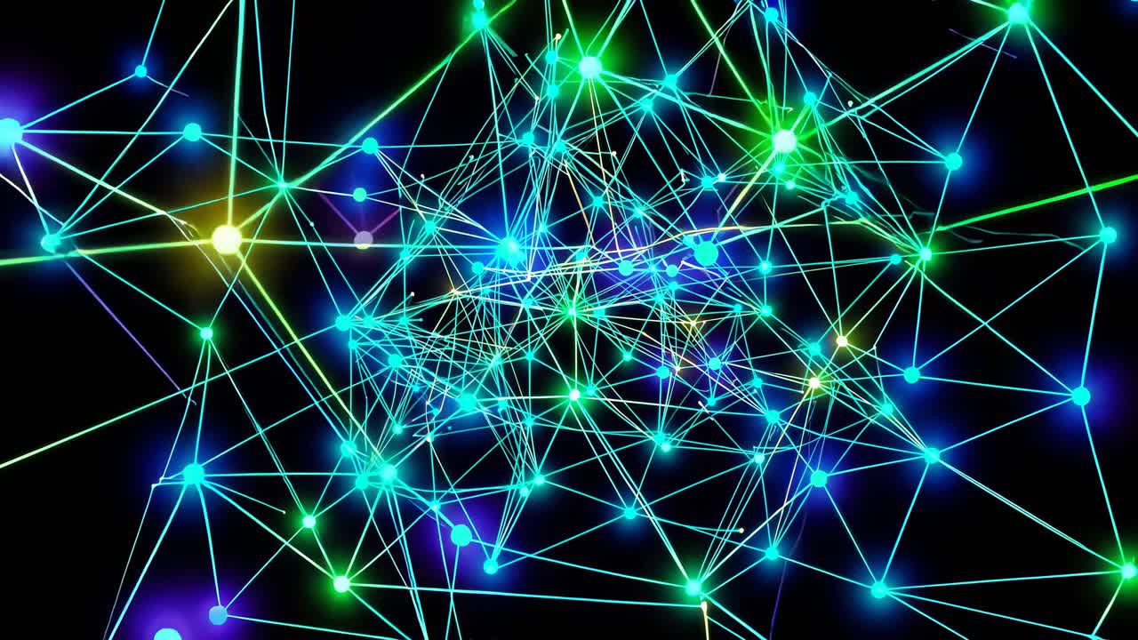 diseño abstracto de la red