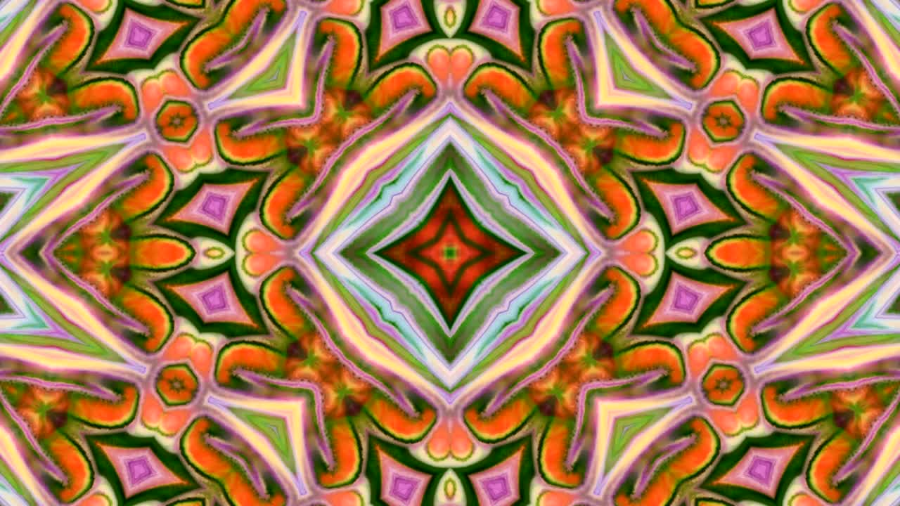 movimiento de fondo de kaleidoscopio abstractamente colorido