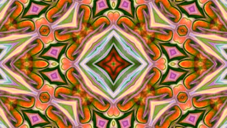 movimiento de fondo de kaleidoscopio abstractamente colorido
