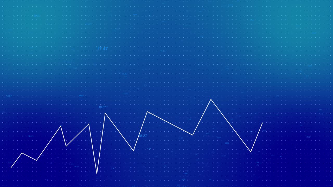 Business development competition animation hi tech style charts grid bar chart growing business