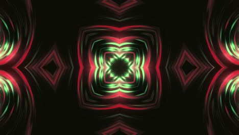 neon light kaleidoscope background - seamless loop