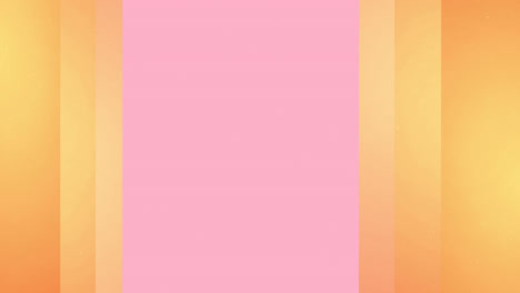 Digital-animation-of-lines-of-different-orange-shades-moving-against-pink-background