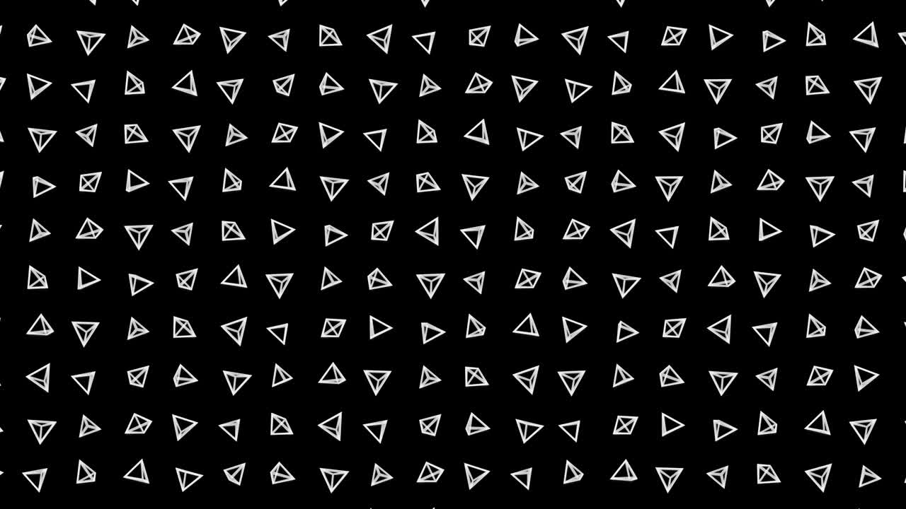 기하학적 피라미드 패턴, 피라미드의 춤, 비즈니스 기호 루프 애니메이션, 비즈니스 네트워크 디자인